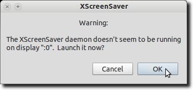 XScreensaver Daemon را فعال کنید